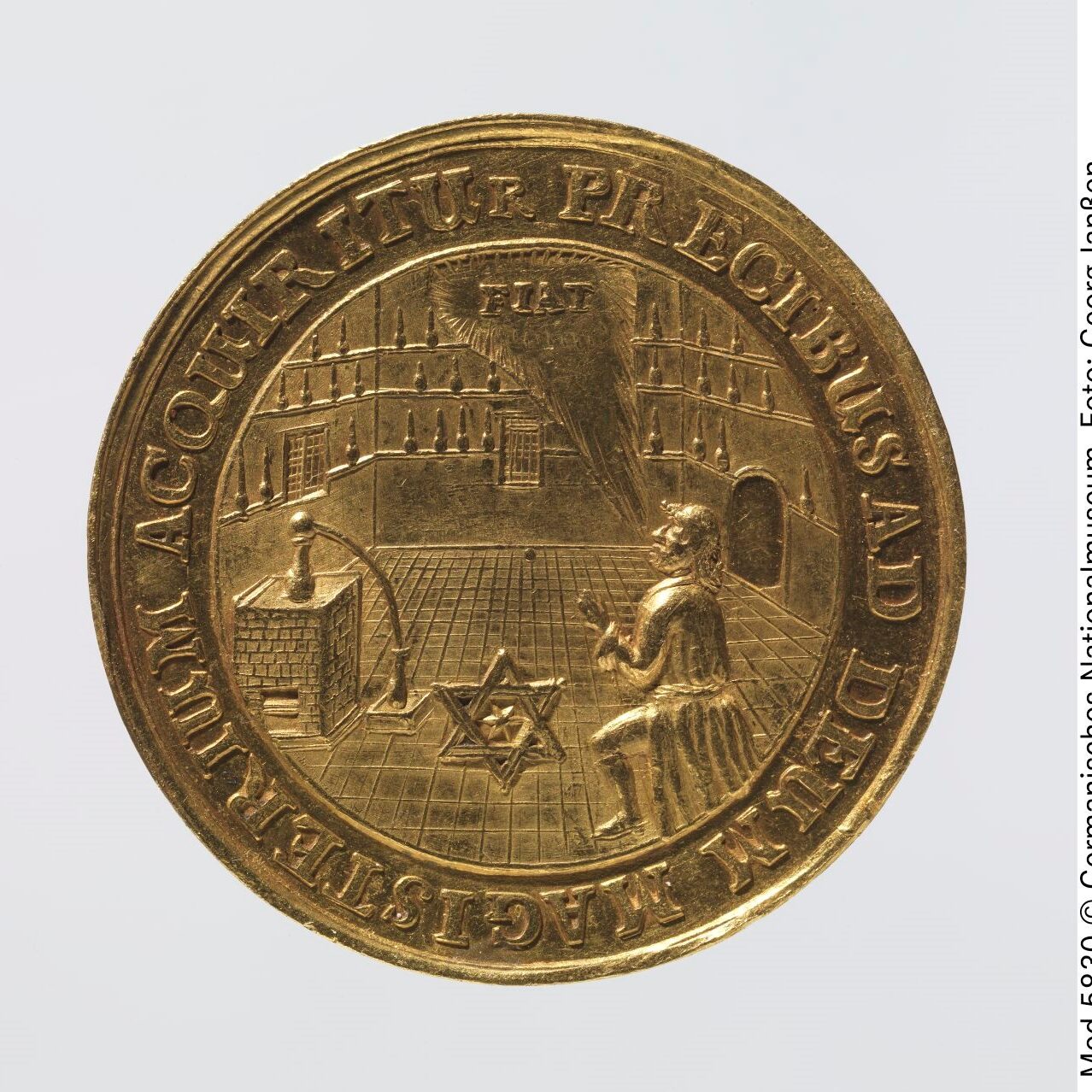 Medaille auf die Transmutation – Bebilderung der Alchemie